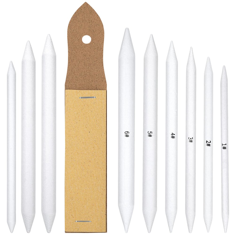 Sketching Blending Set with Sandpaper Sharpener, 10 Pieces