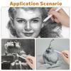 Sketching Blending Set with Sandpaper Sharpener, 10 Pieces view 4
