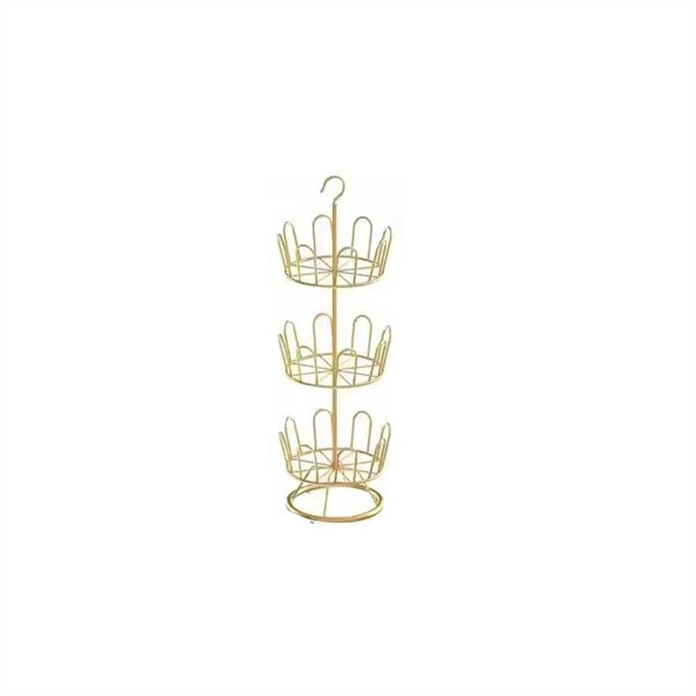 Generic Gold Rotating Shoe Rack for Outdoor and Indoor Use