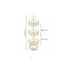 Generic Gold Rotating Shoe Rack for Outdoor and Indoor Use view 3