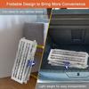 Portable Folding Work Platform for DIY, Height-Adjustable, Metal, for Scaffolding Work view 2