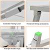 Portable Folding Work Platform for DIY, Height-Adjustable, Metal, for Scaffolding Work view 3