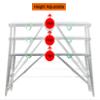 Portable Folding Work Platform for DIY, Height-Adjustable, Metal, for Scaffolding Work view 4