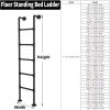 Wall-Mounted Metal Ladder for Home, Attics, Basement Windows, Bunk Beds, Decks, and RVs, Adjustable Size, 150 kg Capacity view 2