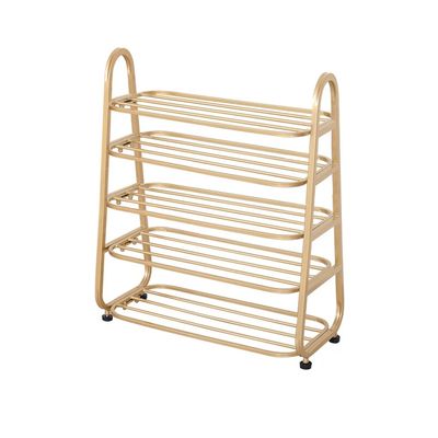 5-Tier Shoe Rack with Wheels