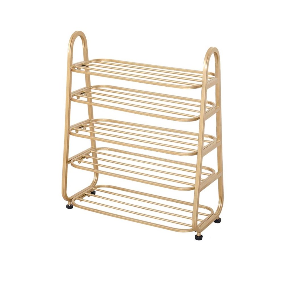 5-Tier Shoe Rack with Wheels