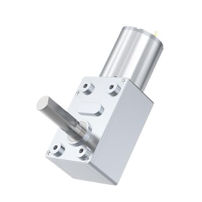 WGJJPQYK JGY370 DC 6V Worm Gear Motor, 8 mm D7 Shaft, Self-Locking, 150 RPM