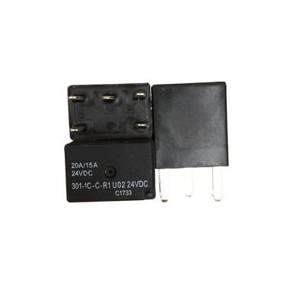 301-1C-C-R1 U01 301-1C-C-R1-U01-12VDC 301-1C-C-R1-U02-24VDC 5-Pin 35A/20A Control Relays (12V)