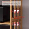 2/3/4/5-Tier Rack for Audio Components and Amplifiers, Modern Media Stand for Turntable, CD/DVD Player, Game Console, TV Box, Cable Box, or Wi-Fi Router view 4