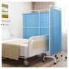 Mobile Medical Screen with Standing Door, 180 cm, Blue view 1