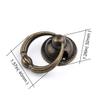 FIOLIRTL 10-Pack Single-Hole Cabinet Knobs, Zinc Alloy, Style A view 3