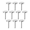 Tacks, Flat-Head Upholstery Nails, 11 x 15 mm (D x H), Silver-Colored, 100 pcs (Silver, 16 x 25 mm) view 1