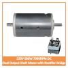 VSKXFDDB 220 V, 680 W, 7,000 rpm High-Speed DC Fan Motor with Dual Output Shaft and Rectifier Bridge view 2