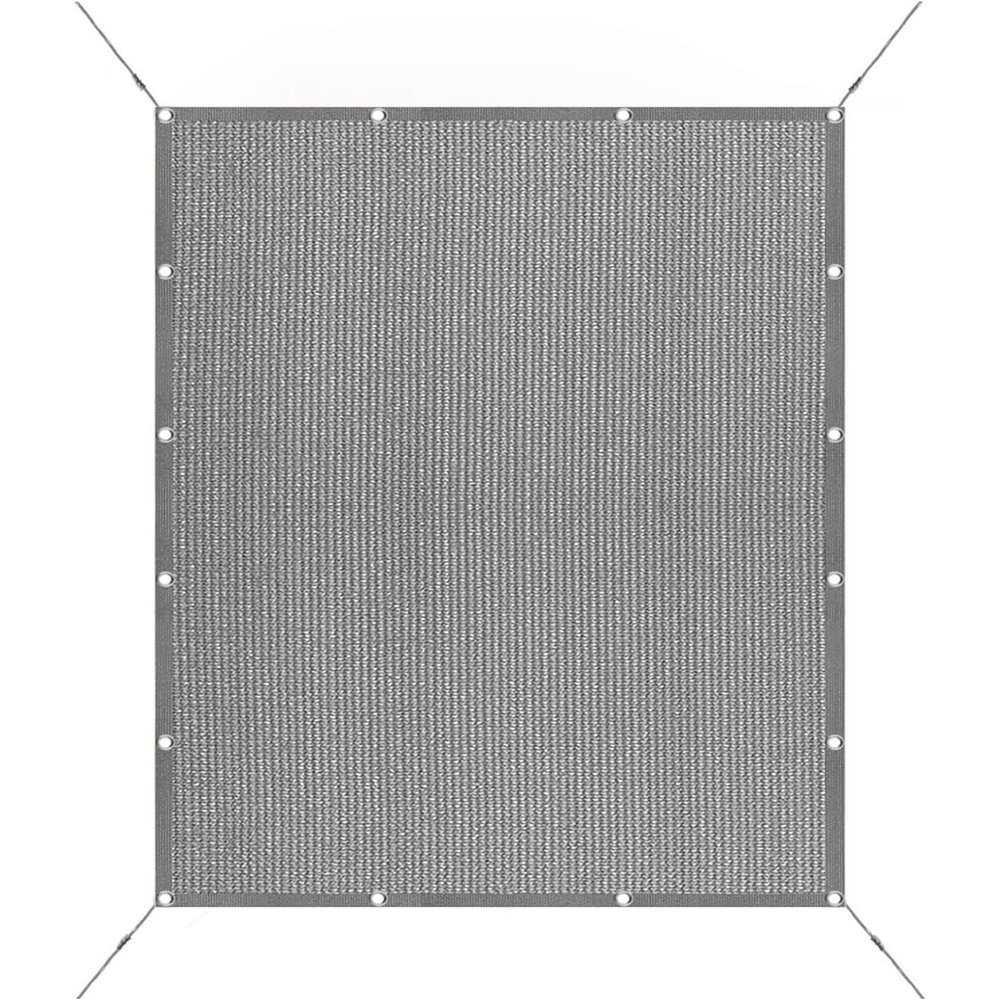 Breathable Rectangular Shade Sail, 480 x 680 cm, Light Gray