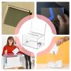 zwxqe Business Card Collection Box | Transparent Multipurpose Drop Box view 3