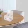 zwxqe Business Card Collection Box | Transparent Multipurpose Drop Box view 4