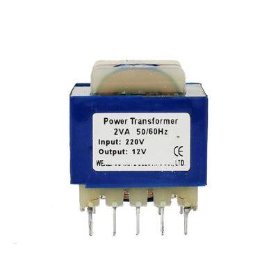EI28x17 2W Pin-Type Power Transformer, AC 220V to AC 12V, Horizontal