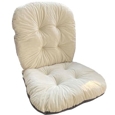 MSNCS Chair Cushion with Backrest, Non-Slip Ties, 1/2/4-Piece Set, Color 1, 1 pc
