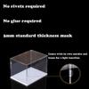 Transparent Acrylic Display Case for LEGO 75956 Competition Model, Dustproof Storage Box (Model Not Included), White Base view 4