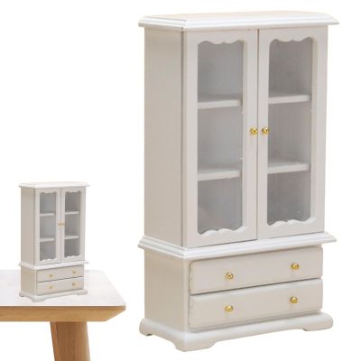 Generic Dollhouse Bookshelf Furniture, Miniature Bookshelf Furniture - 3
