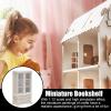 Generic Dollhouse Bookshelf Furniture, Miniature Bookshelf Furniture - 3 view 2