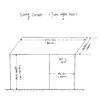 Corner Pull-Out Organizer for Kitchen Cabinets, Flying-Saucer-Shaped Basket, for 900–1,000 mm Cabinets (Left Open), White view 2
