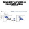 Corner Pull-Out Organizer for Kitchen Cabinets, Flying-Saucer-Shaped Basket, for 900–1,000 mm Cabinets (Left Open), White view 4