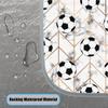 WowPrint Marble-Textured Football Picnic Blanket, 150 x 145 cm, Foldable Waterproof Outdoor Blanket view 4