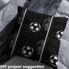 Loussiesd Football Patchwork Upholstery Fabric, 460 x 150 cm view 4