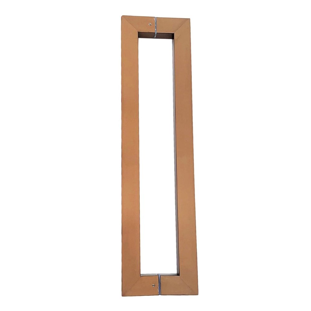 HASYUE Square Shower Door Handle, 304 Stainless Steel, 800 mm Spacing