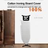 Ironing Board Cover, Stain-Resistant Thick Padding, Hook-and-Loop Closure, Elastic Edge, 36 x 13 in Replacement Cover view 3