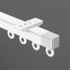 Aluminum Curtain Track, Single Track, White, 1.6 m view 2