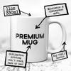 Atspauda Legacy Classic Truck Vintage Wagon Flat Fender Ceramic Tea Coffee Mug, Black view 2