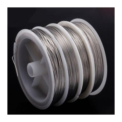 ZXFIYTBH Fishing Wire Line, 10 m, 7-Strand Stainless Steel Leader with Coating (0.50 mm)