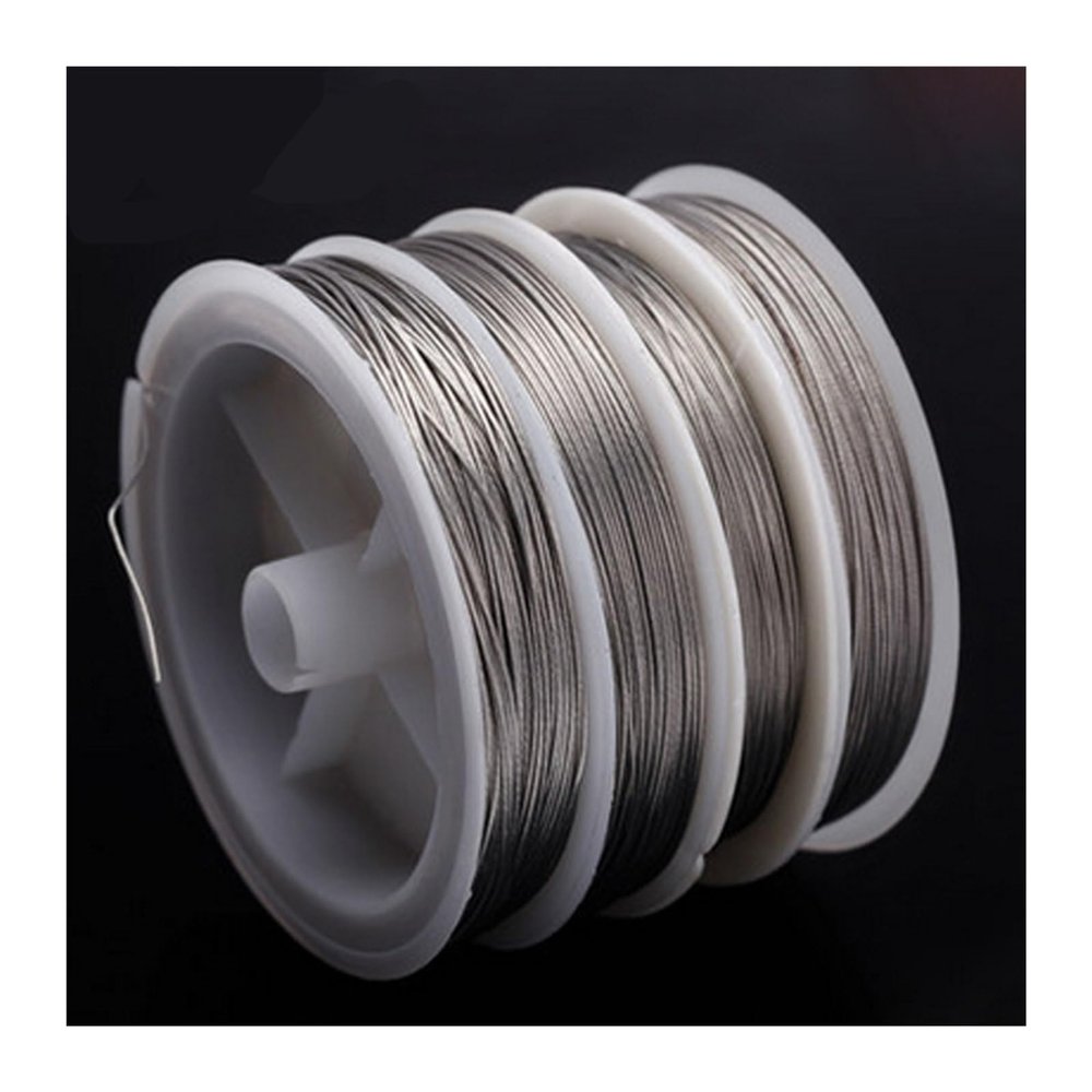 ZXFIYTBH Fishing Wire Line, 10 m, 7-Strand Stainless Steel Leader with Coating (0.50 mm)