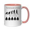 Atspauda Slav Evolution Ceramic Mug for Tea and Coffee, Pink view 1
