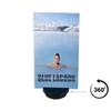 ogoPLUS 2-Pack Acrylic DL Tabletop Sign Holders, Portrait, 360° Rotating view 2