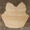 Wooden Cupcake Sponge, 3 mm Plywood, for Cooking and Pudding, 5 x 5.4 cm, No Hole, 10 Pieces view 4
