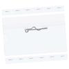 Transparent Plastic Name Badge Holder with Pin, 1 Set view 1