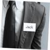 Transparent Plastic Name Badge Holder with Pin, 1 Set view 3