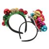 Beatifufu 2-Pack Christmas Headbands with Bells, Comfortable Plastic and Lace, Random Color view 1