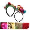 Beatifufu 2-Pack Christmas Headbands with Bells, Comfortable Plastic and Lace, Random Color view 4