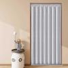 Thermal Door Curtain, Cold-Blocking, Waterproof, Windproof, No-Drill, Gray, 120 x 240 cm (47 x 95 in) view 1