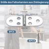 SZYILIDA 180° Hinges, 6-Pack, 80 x 30 mm, Stainless Steel view 2