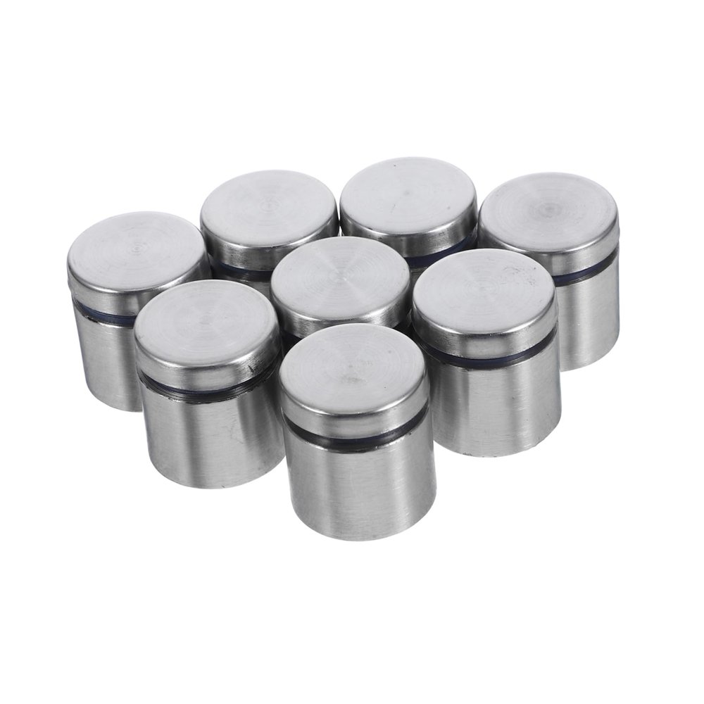 Veemoon Stainless Steel Standoff Screws, 8-Piece Set, Silver