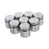 Veemoon Stainless Steel Standoff Screws, 8-Piece Set, Silver view 1