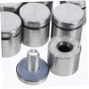 Veemoon Stainless Steel Standoff Screws, 8-Piece Set, Silver view 2