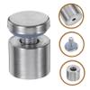 Veemoon Stainless Steel Standoff Screws, 8-Piece Set, Silver view 3