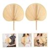 Zerodeko Traditional Palm Leaf Hand Fans, 4-Pack view 3