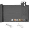 Balcony Privacy Screen 100 x 1,400 cm, Dark Gray, Windproof view 1